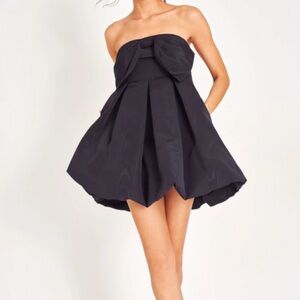 Black love shack fancy bubble dress